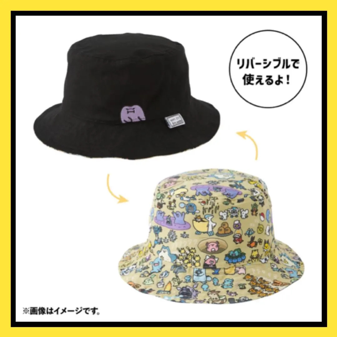 Pokemon Reversible Bucket Hat Escape Ditto Japan