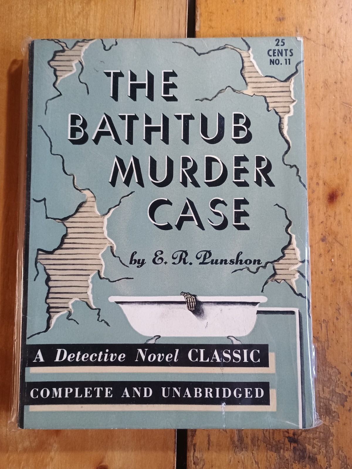 The Bathtub Murder Case Detective Novel Classic VG Vintage Mystery Magazine B134