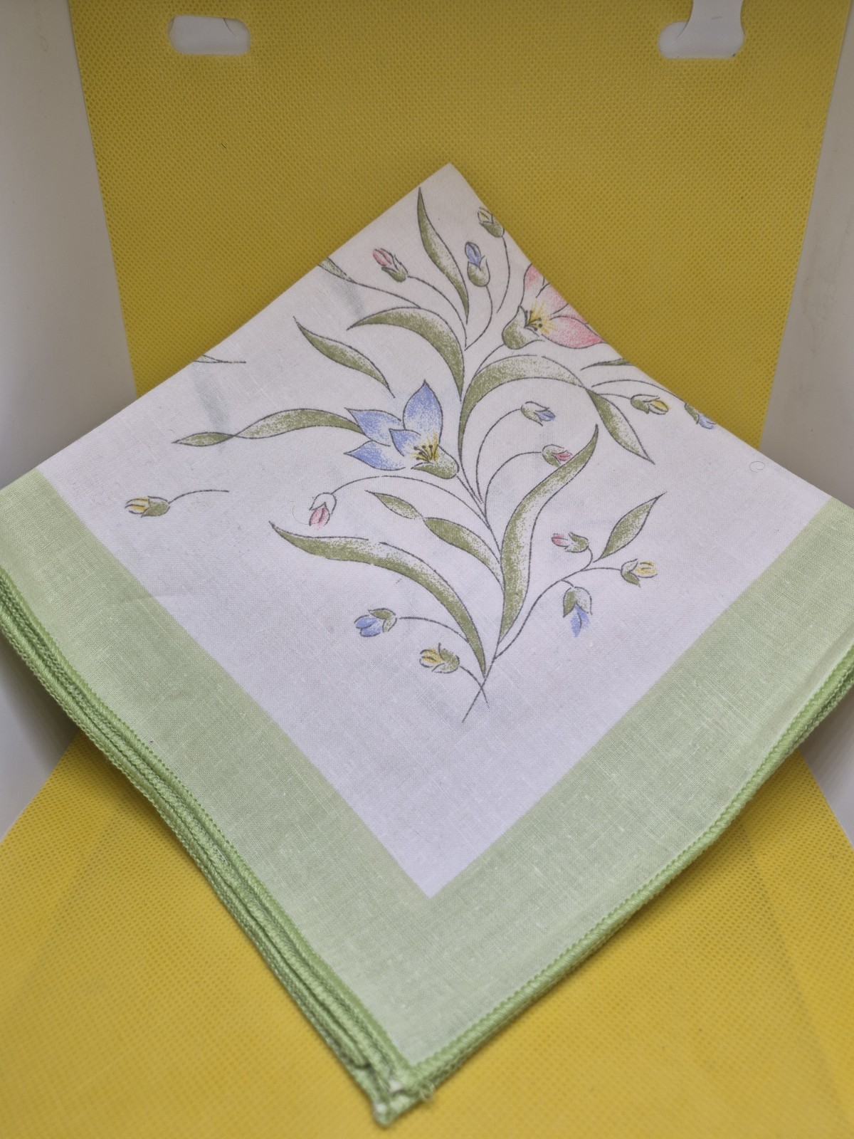 6 Vintage 100% Cotton Napkins Wallace International Made In Italy Unused No Box 6 Vintage 100% Cotton Napkins Wallace International Made In Italy Unused No Box