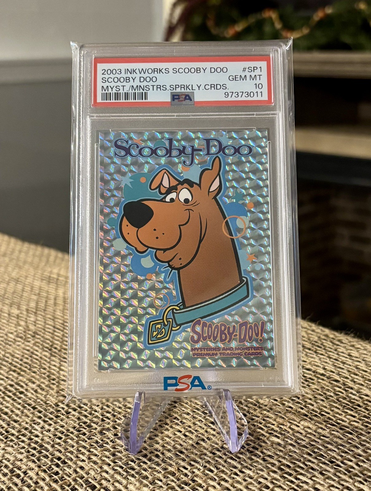 PSA 10 Inkworks Scooby-Doo 2003 Hobby Hit Only Sparkly Card #SP1 Chase