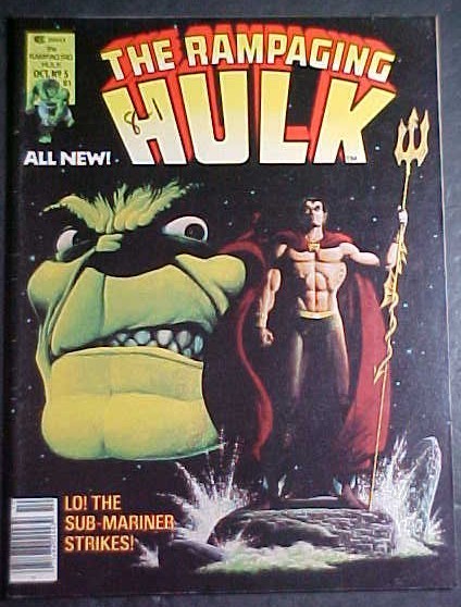 THE RAMPAGING HULK #5 SUB-MARINER FN 1977 MARVEL THE RAMPAGING HULK #5 SUB-MARINER FN 1977 MARVEL