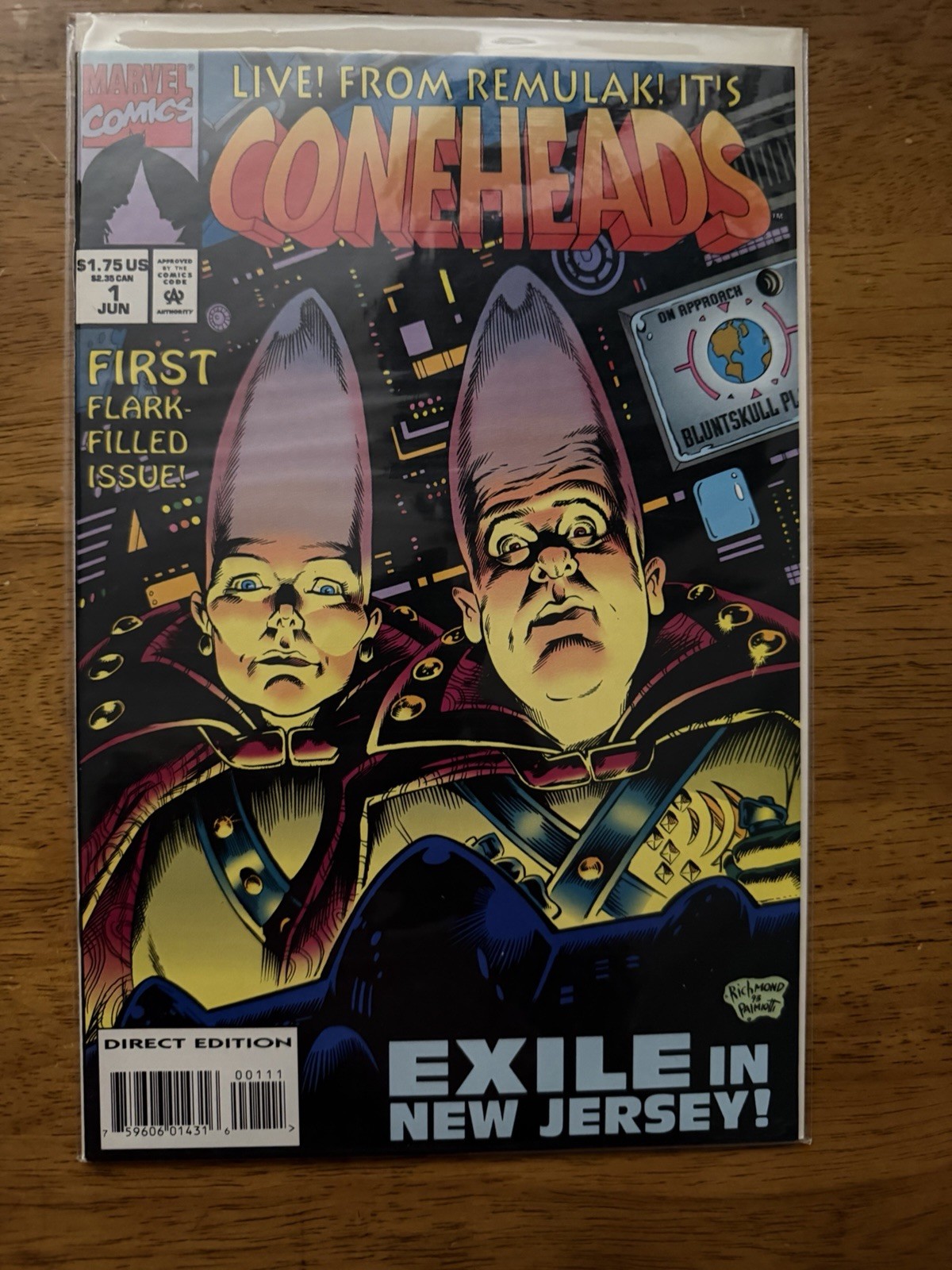 Marvel Comics Coneheads #1-4 Direct Edition Comic Book Lot Dan Aykroyd