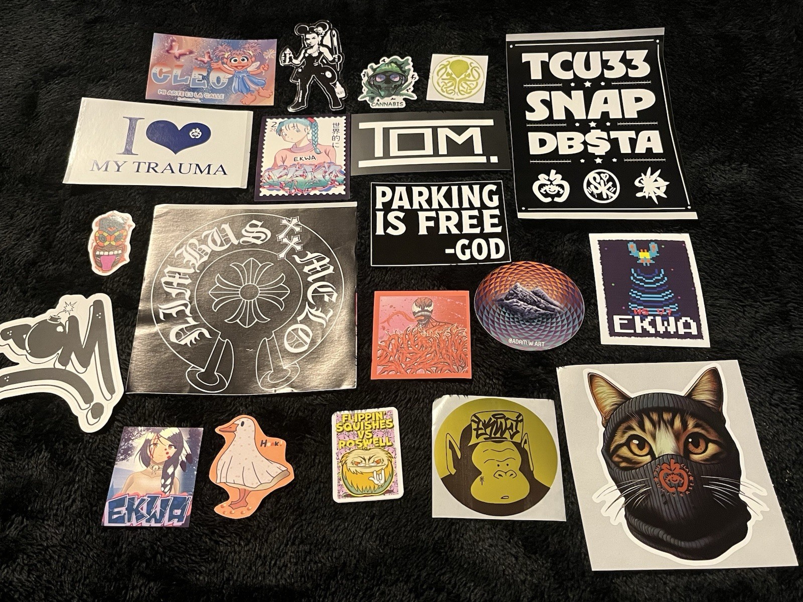 Worldwide Graffiti Stickers - Assorted 20 Pack - #3C - International Artists