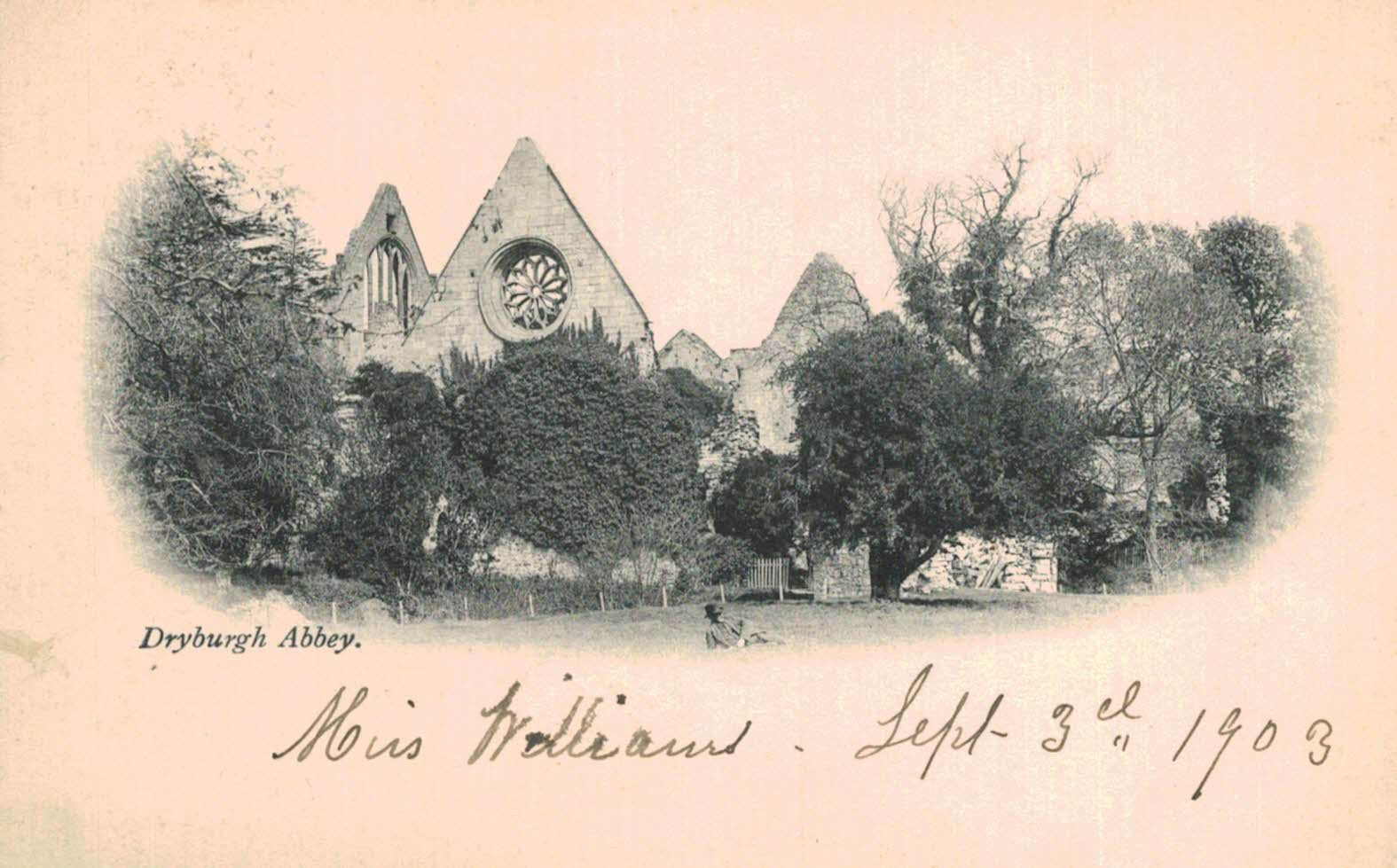 Dryburgh,Scotland,U.K.Dryburgh Abbey,1903 Dryburgh,Scotland,U.K.Dryburgh Abbey,1903