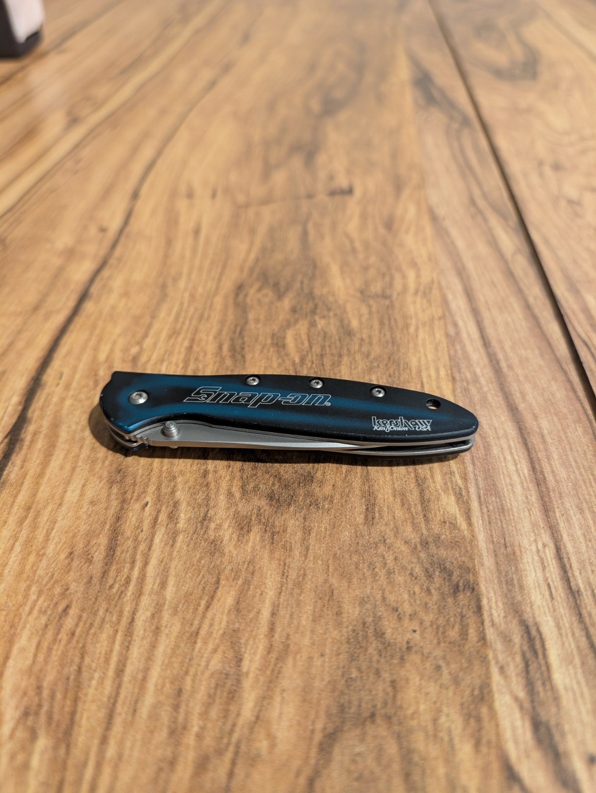 Kershaw Snap-on 1660BBSO Blue Assisted Drop Point Pocketknife Original