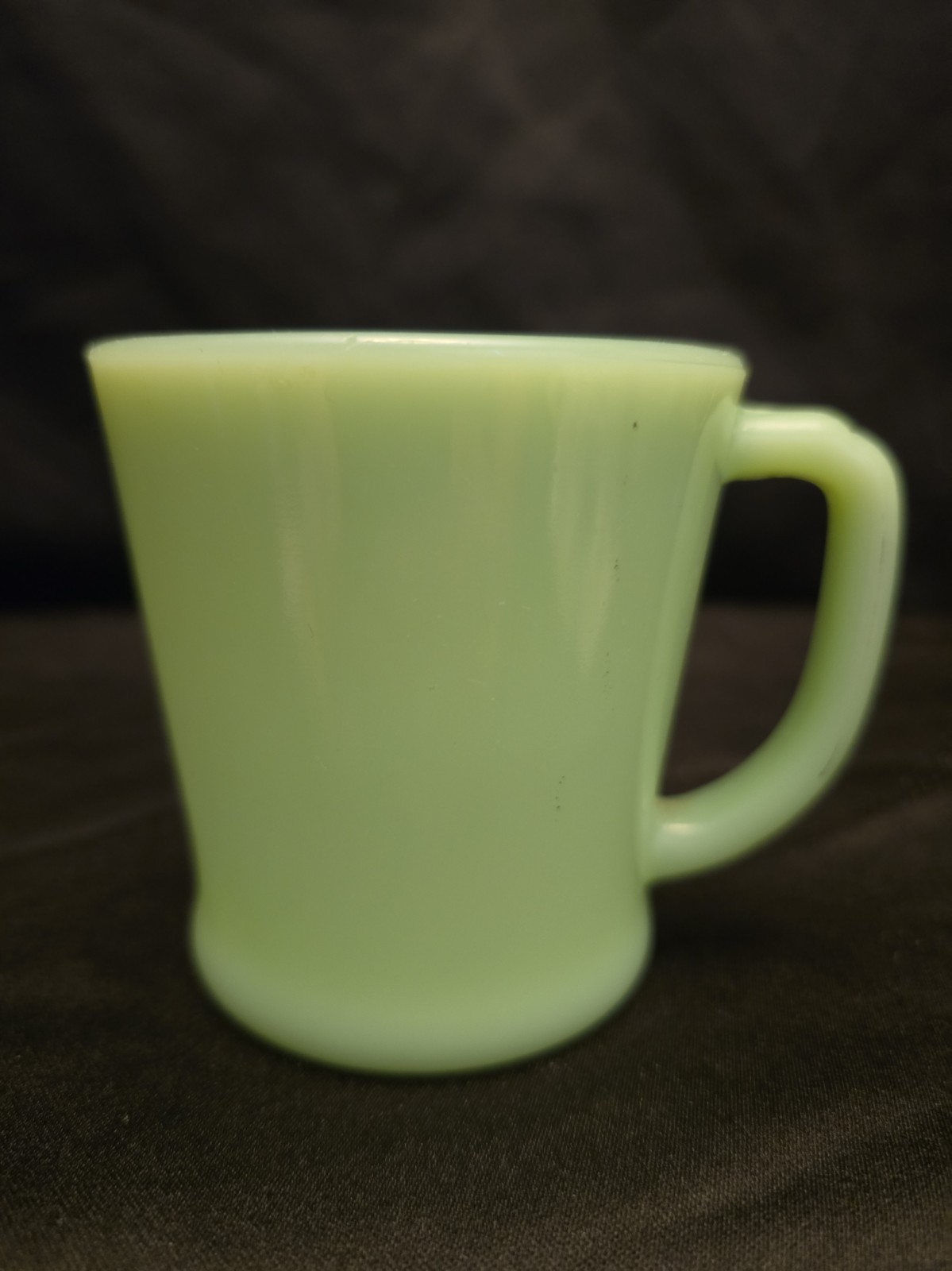 Vintage Fire King 1950s Jadeite Coffee Mug D Handle