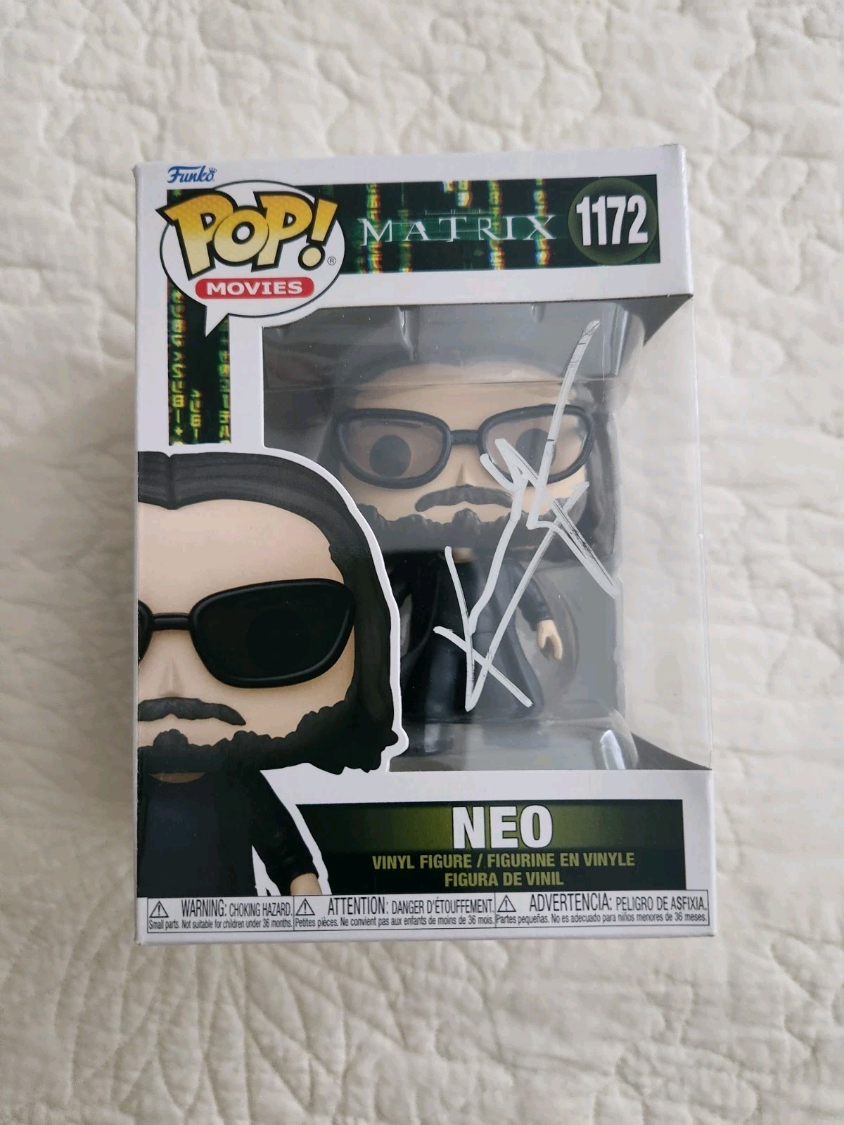 Keanu Reeves Signed Funko Pop Keanu Reeves Signed Funko Pop