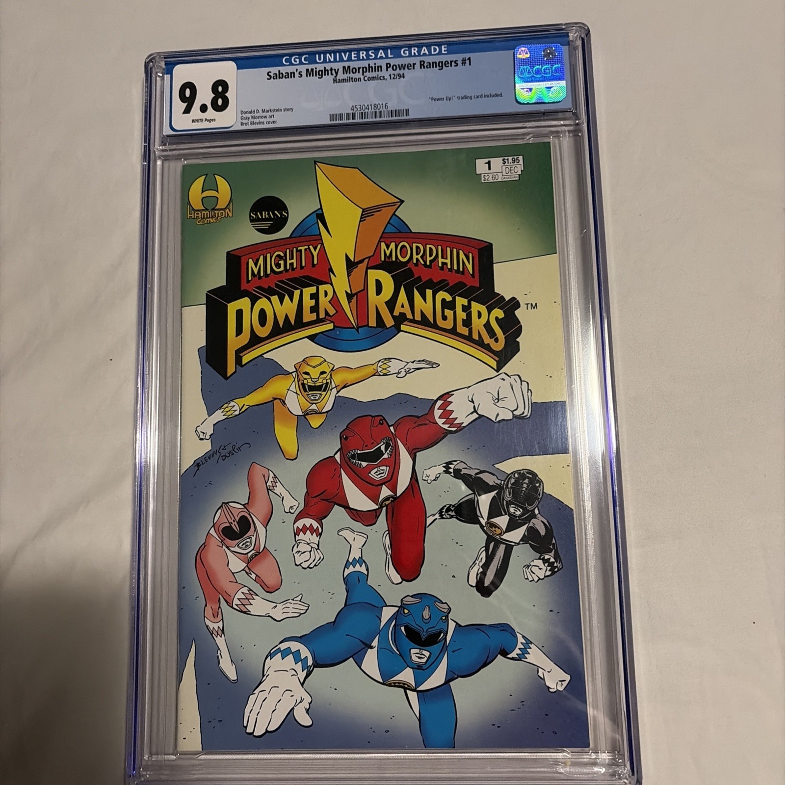 Saban's Mighty Morphin Power Rangers #1 CGC 9.8 (1994, Hamilton Comics) NM Saban's Mighty Morphin Power Rangers #1 CGC 9.8 (1994, Hamilton Comics) NM
