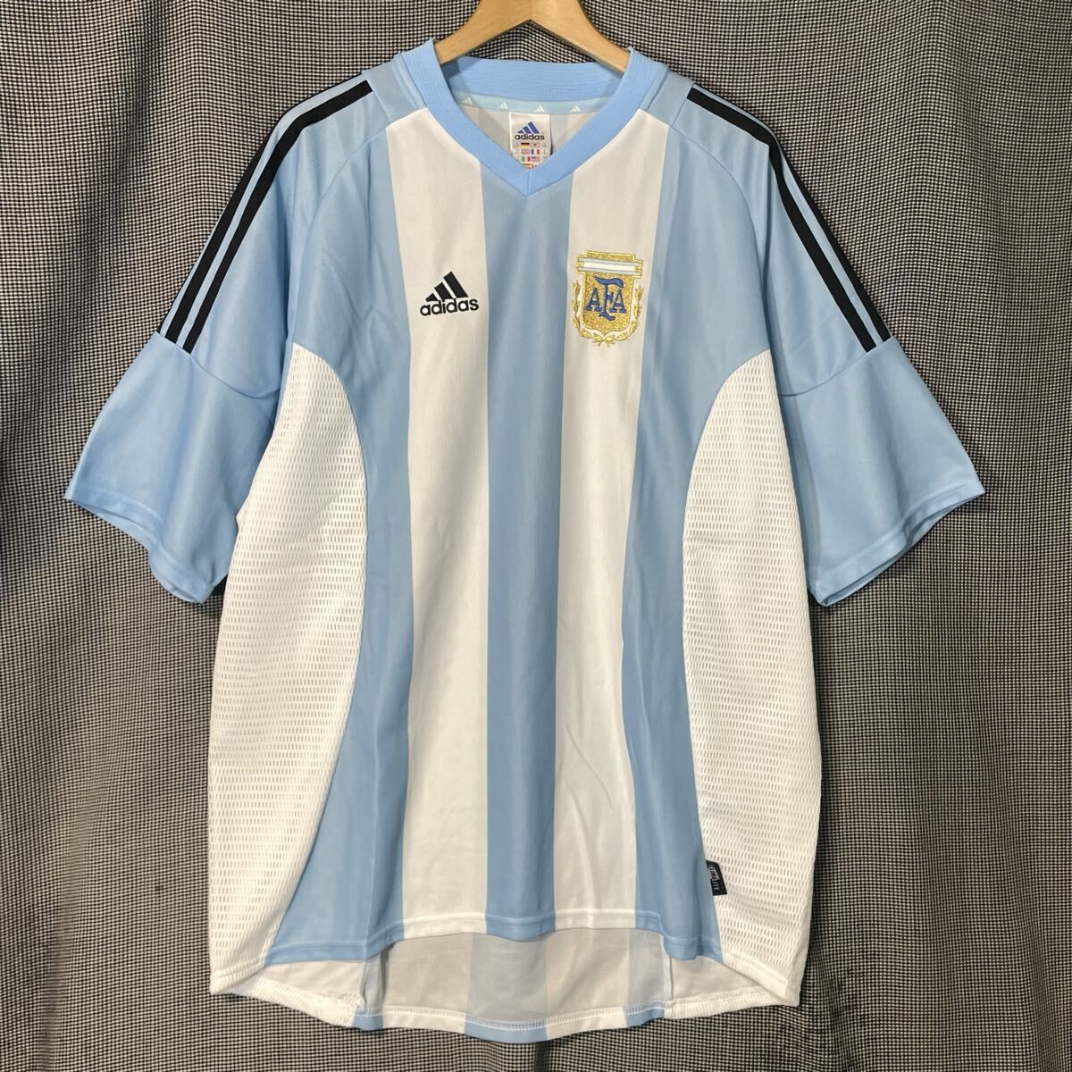 Argentina National Team 2002-04 World Cup Jersey adidas UK Made Large Size