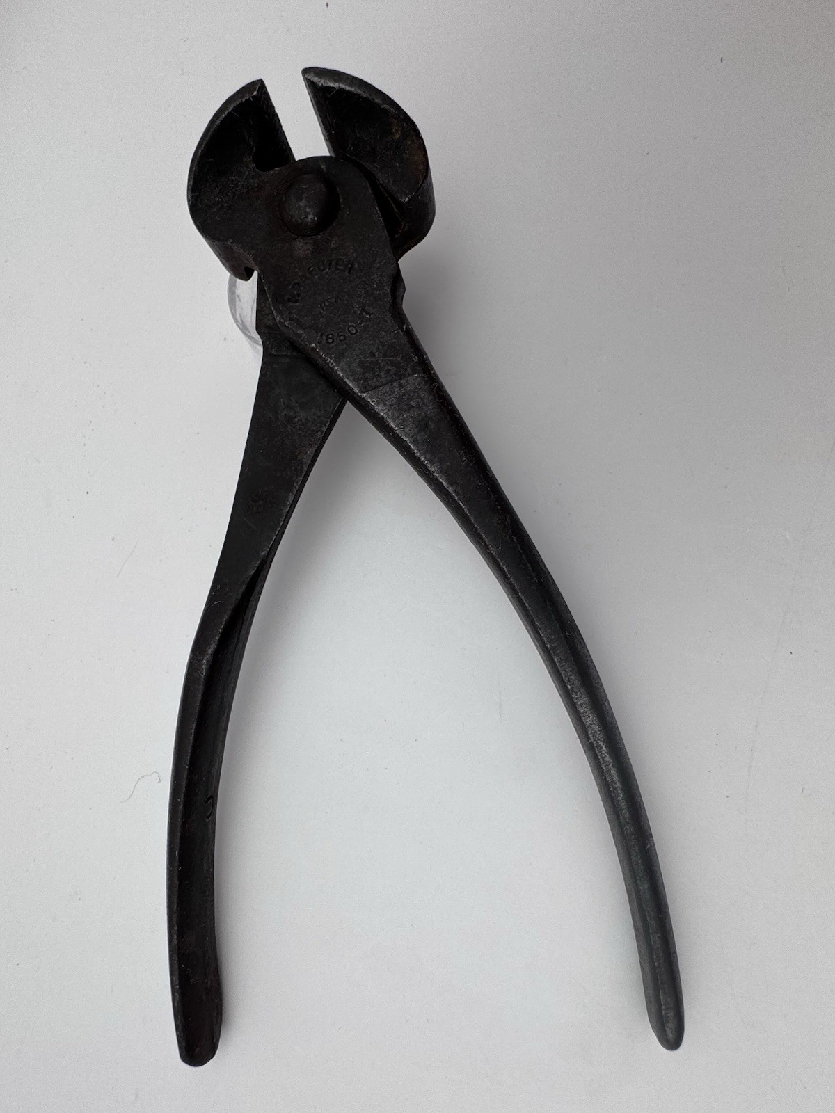 Vintage Kraeuter 1850-7 Supreme Giant Nipper End Cutter Pliers Newark USA