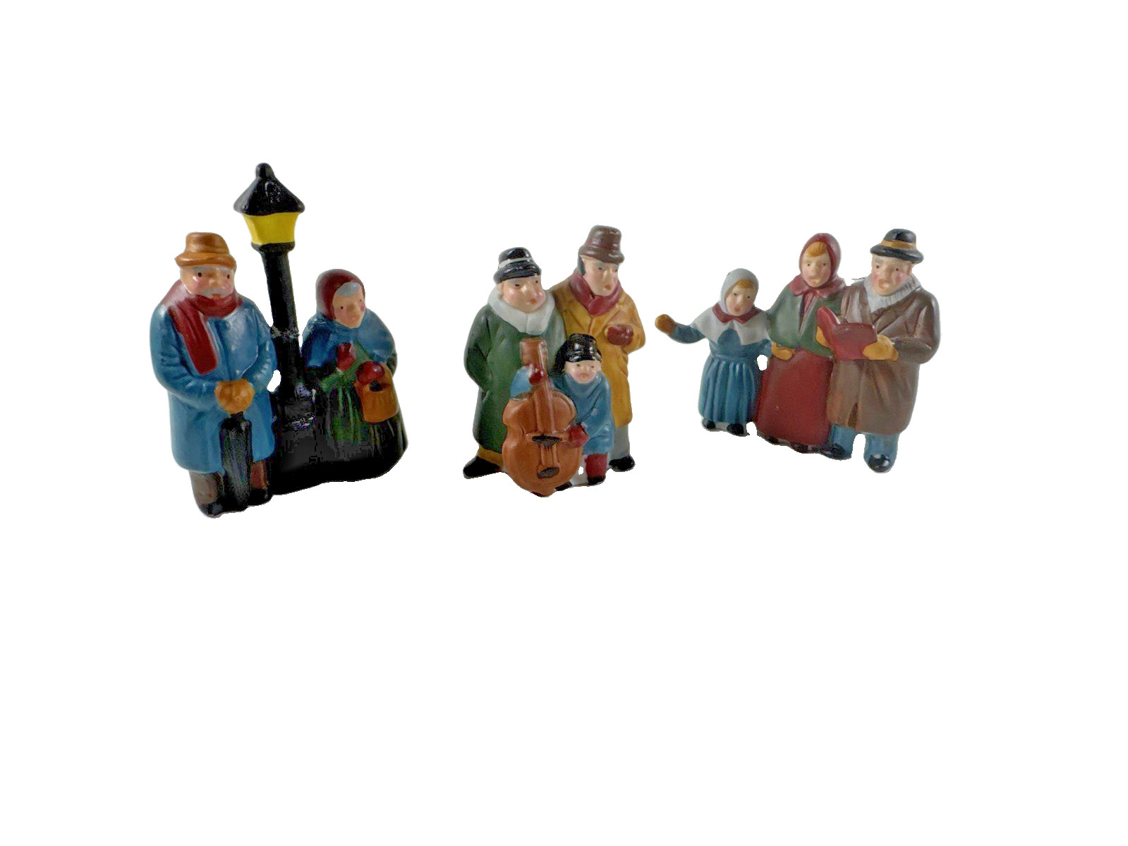 3x 1990s Vintage Dept 56 Village People Figures * 1 HAS REPAIR