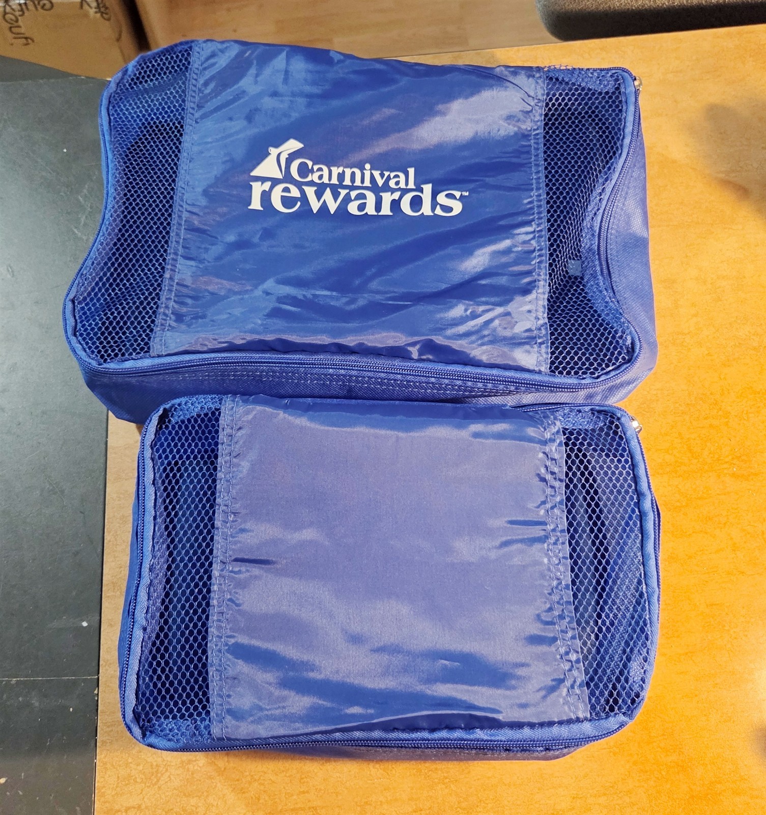 CARNIVAL CRUISE 2026 Rewards Set of 2 Mesh Packing Cubes Brand New CARNIVAL CRUISE 2026 Rewards Set of 2 Mesh Packing Cubes Brand New