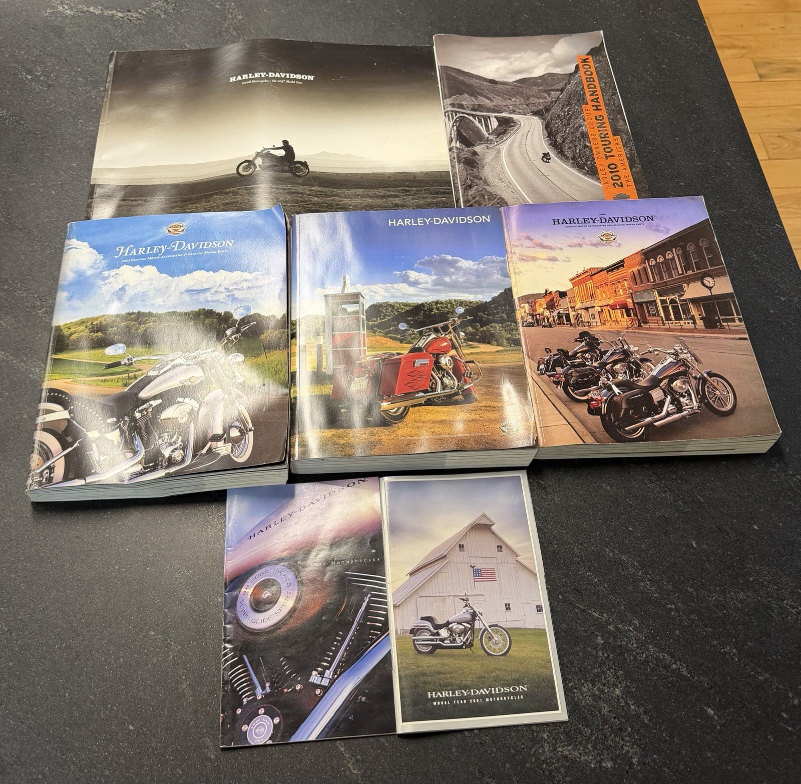 Harley Davidson Catalog Lot 1999 2001 2003 2006 2007 2008 2010 Touring OEM