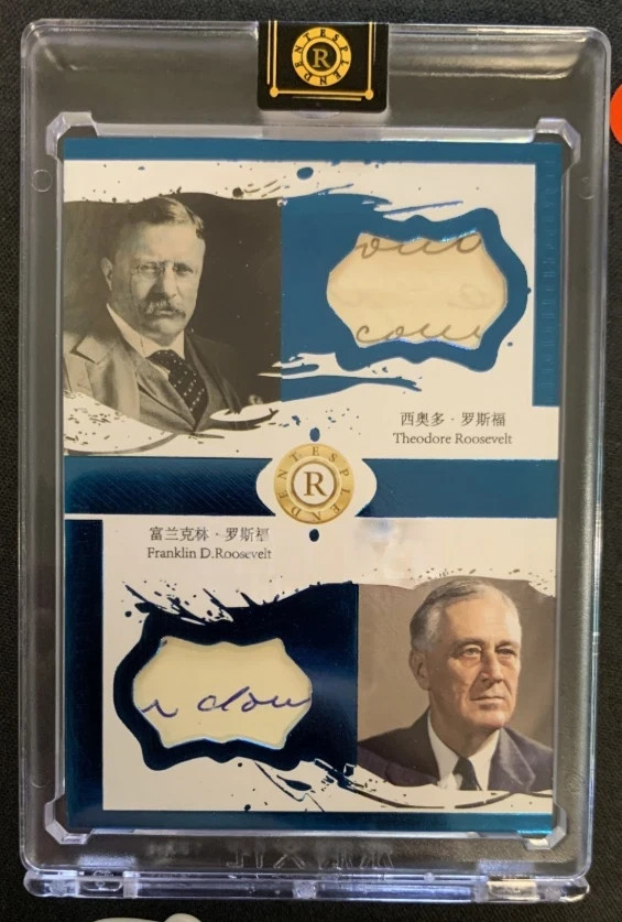 #02/75 Theodore Roosevelt Franklin D Roosevelt Dual Eternal Cut Letter 2026