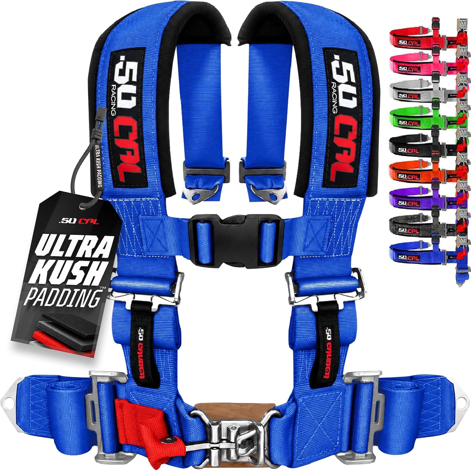 1Pc 50 Cal Blue 4 Point Harness 2\ 1Pc 50 Cal Blue 4 Point Harness 2\