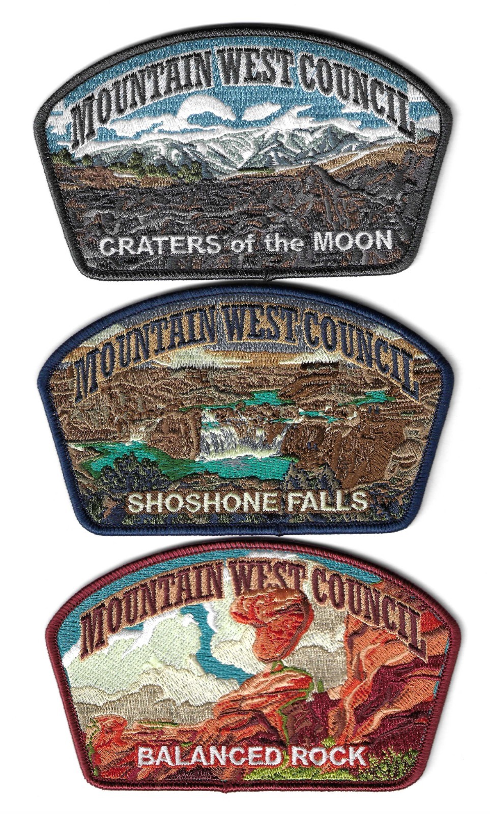 BSA CSP MOUNTAIN WEST COUNCIL 2026 MONUMENT $50 AD-ATTEND SET ISSUE SA-74,75,76 BSA CSP MOUNTAIN WEST COUNCIL 2026 MONUMENT $50 AD-ATTEND SET ISSUE SA-74,75,76