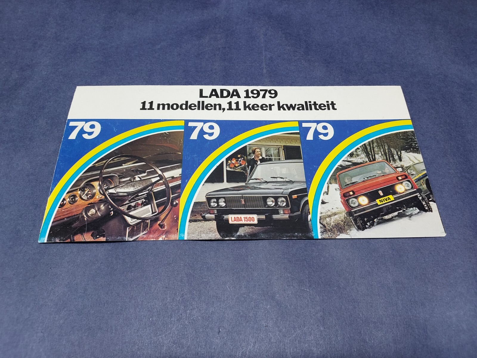 Vintage 1979 LADA Modellen Keer Kwaliteit Car Auto Dealer Brochure Vintage 1979 LADA Modellen Keer Kwaliteit Car Auto Dealer Brochure
