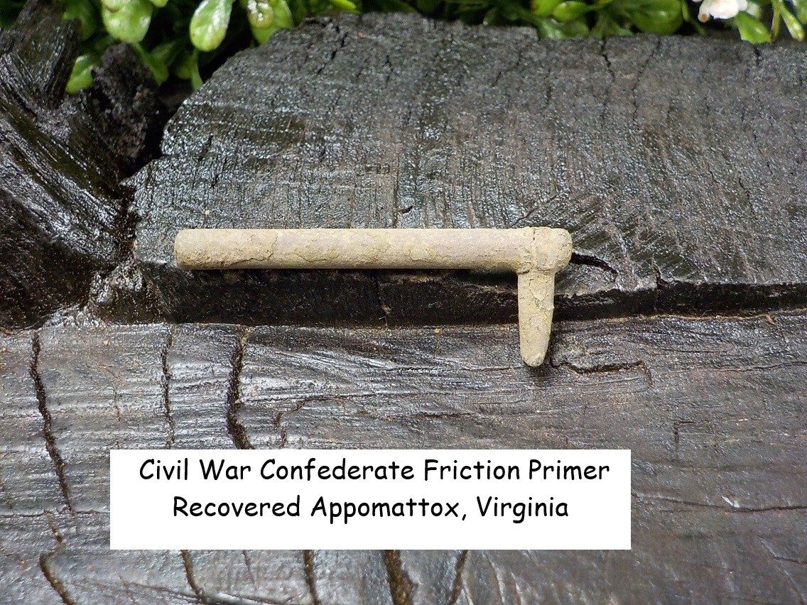 Old Rare Vintage Antique Civil War Relic Confederate Friction Primer Appomattox Old Rare Vintage Antique Civil War Relic Confederate Friction Primer Appomattox