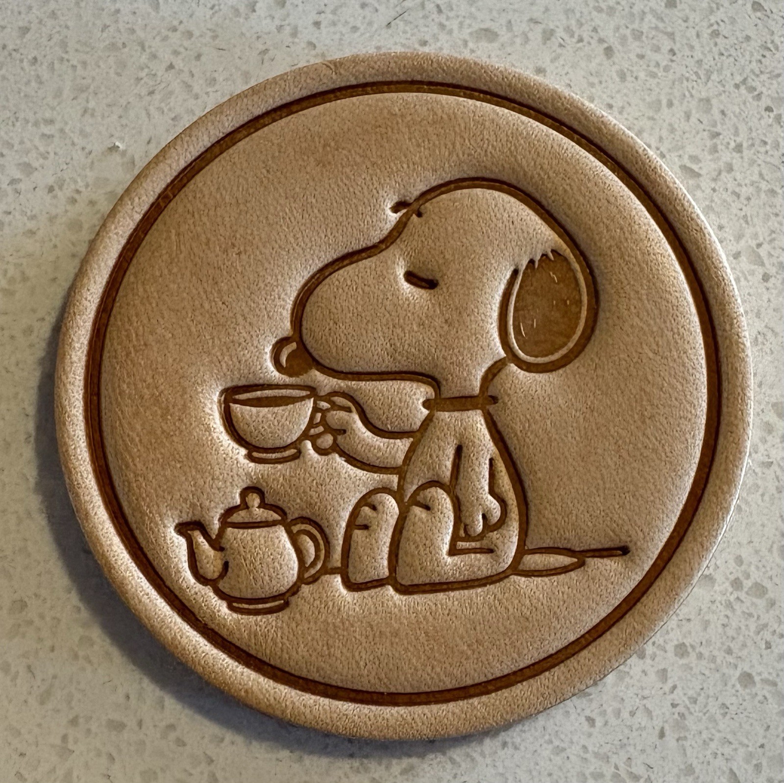 Peanuts Snoopy Leather Patch Peanuts Snoopy Leather Patch