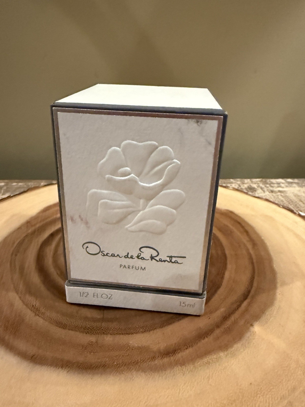 Vintage OSCAR de la RENTA pre barcode Pure parfum 1/2 Oz 15ml Fabulous With Box