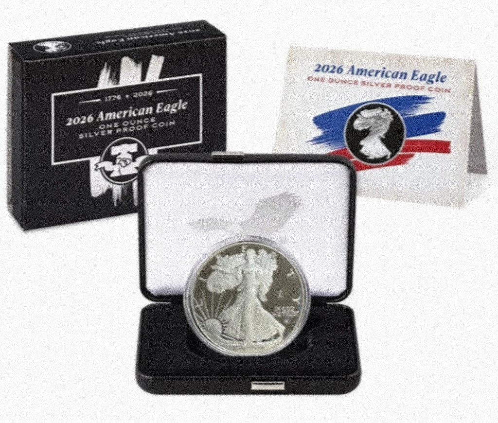 1776-2026 W Proof Silver Eagle 250th Liberty Bell Privy 1776-2026 W Proof Silver Eagle 250th Liberty Bell Privy