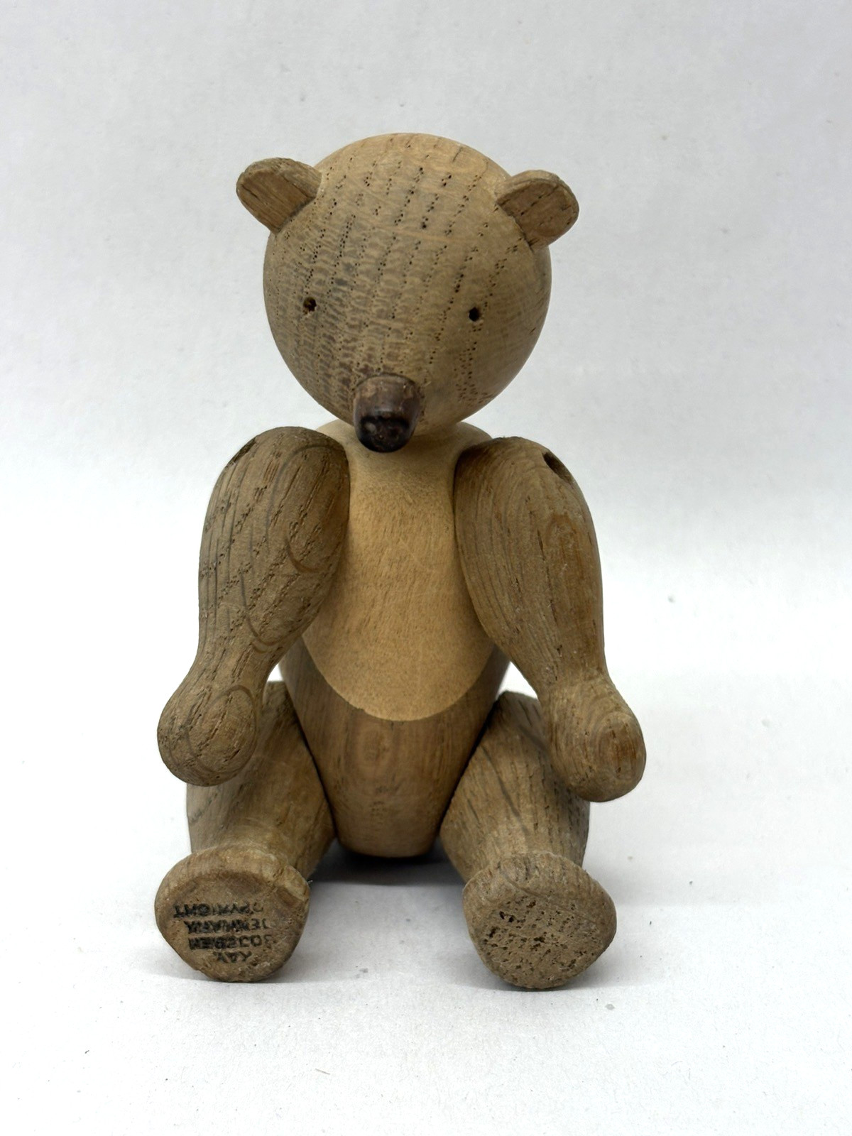 Vintage Kay Bojesen Bear Mid Century Modern Teak Wood 1960s