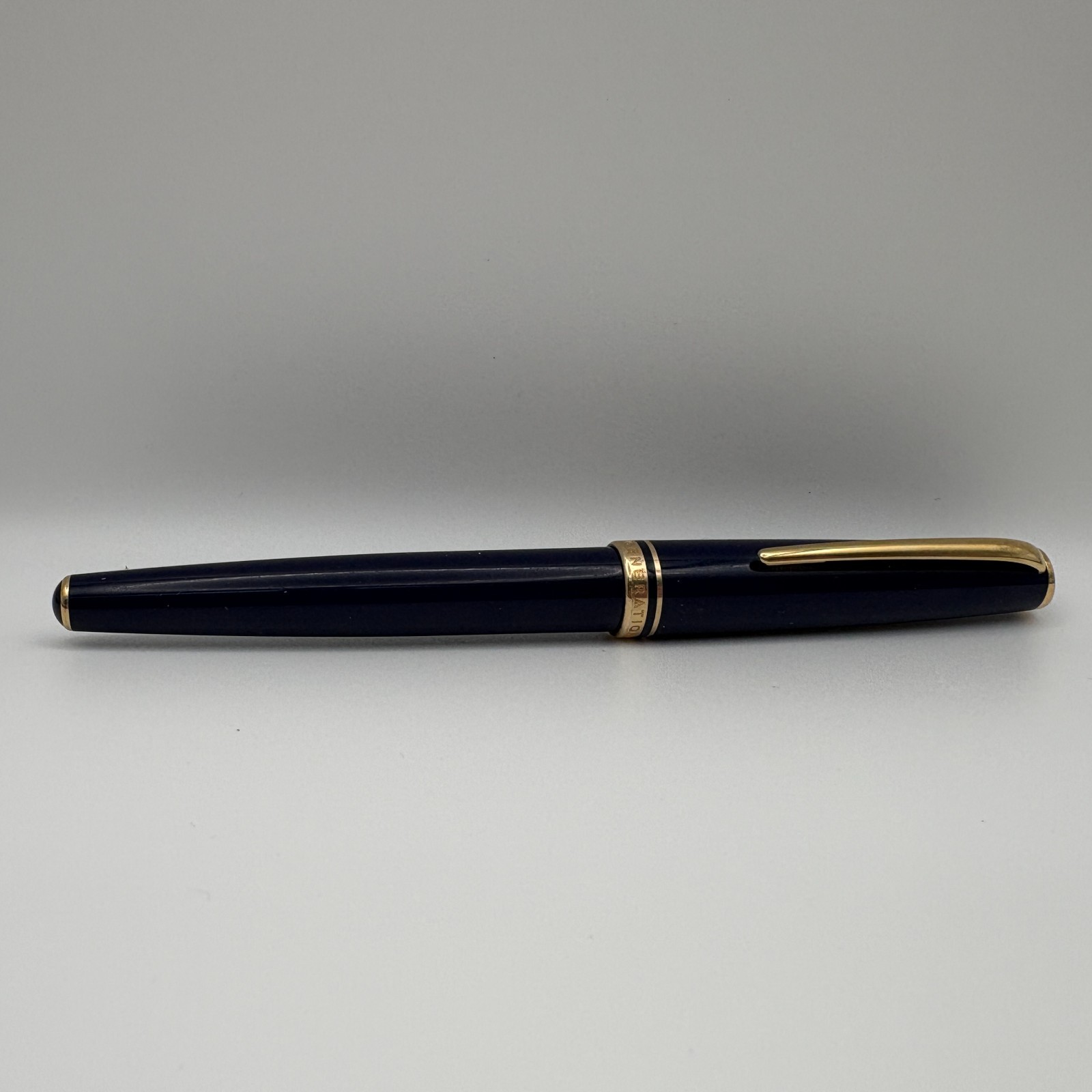 Montblanc Generation 1990's Blue with Gold Trim GT Rollerball Pen - Germany Montblanc Generation 1990's Blue with Gold Trim GT Rollerball Pen - Germany