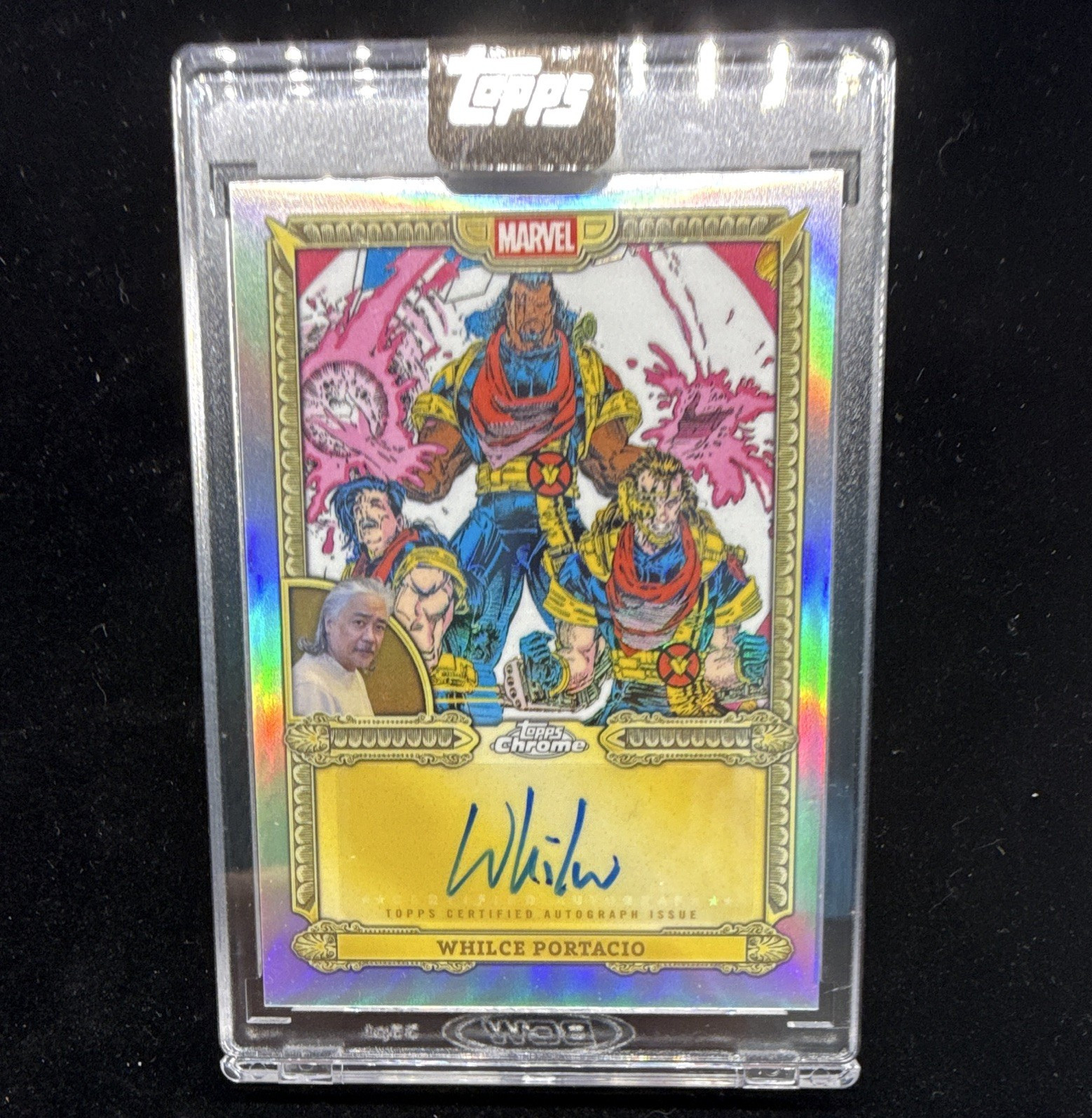 Topps 2026 Mint Marvel Chrome Autograph Bishop CA-WP Whilce Portacio Auto
