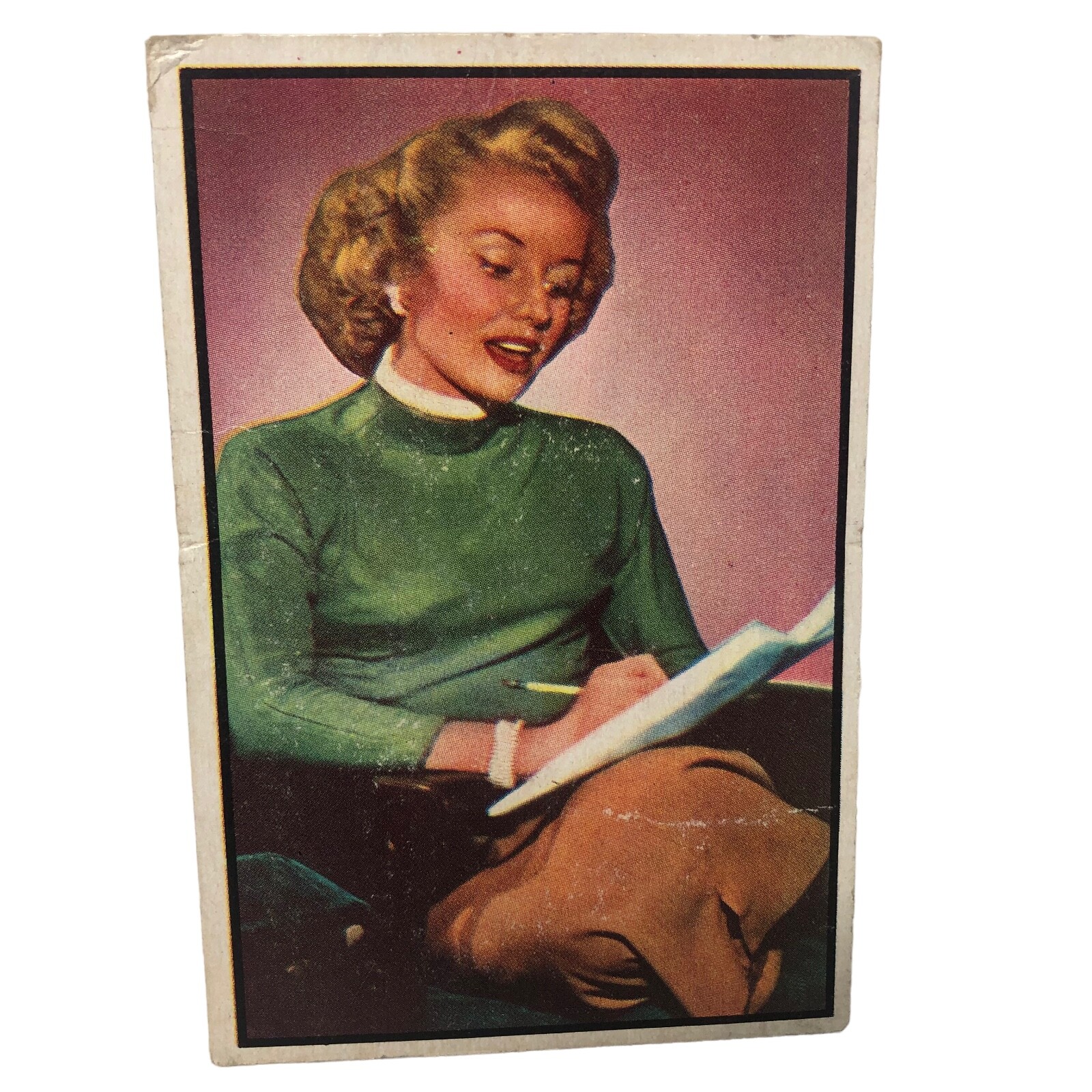 VTG 1953 Bowman NBC TV Radio Stars of NBC #36 Lucille Norman Card