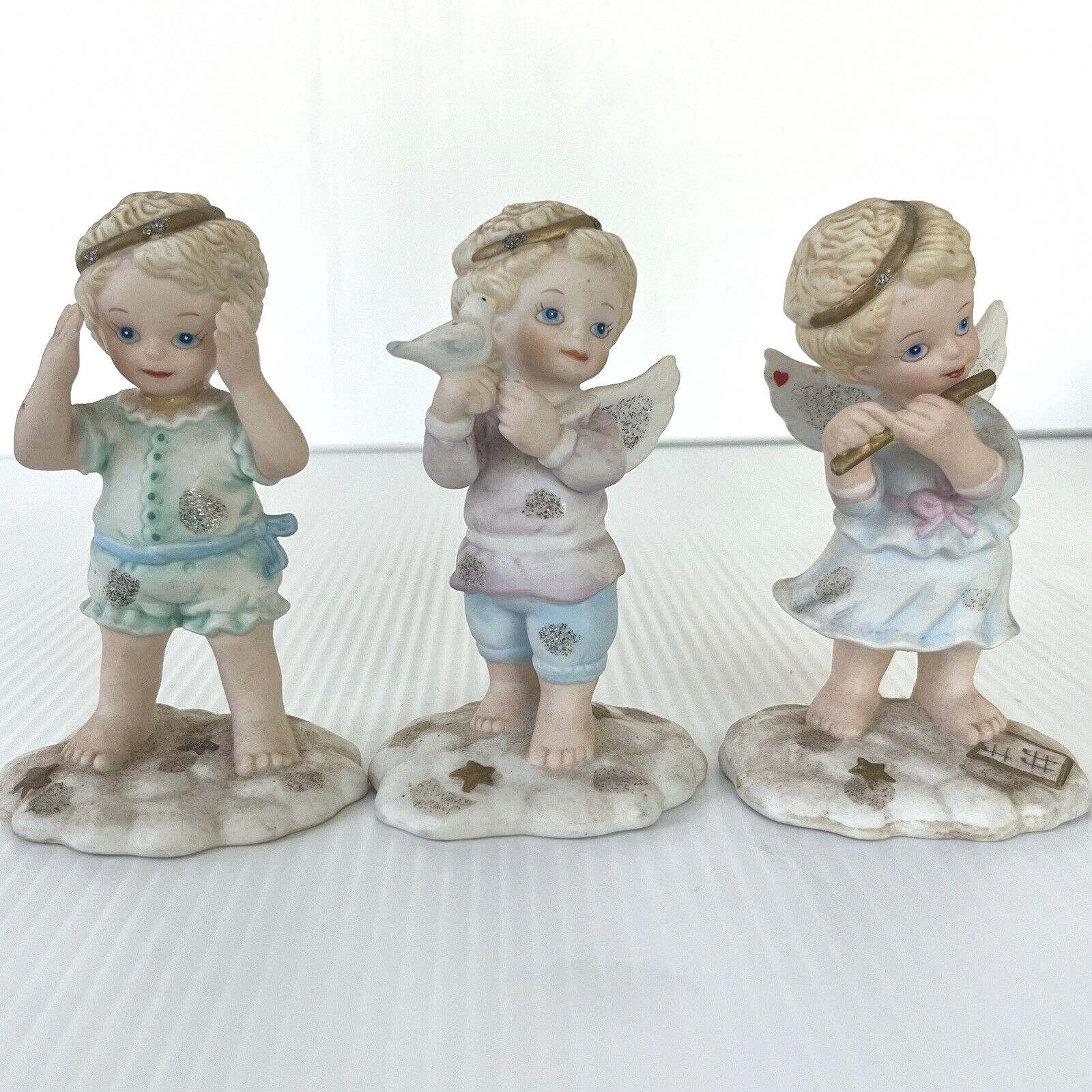 Lot Bronson Collectibles Angels Tender Hearts Collection 1995