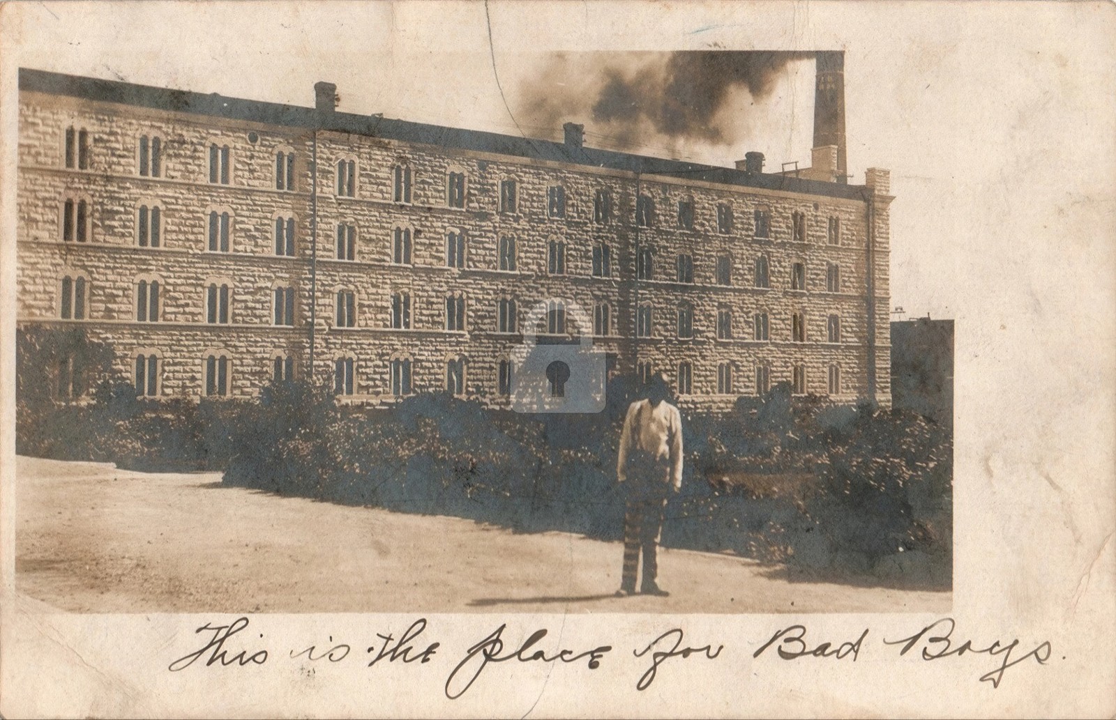 Jefferson City MO Missouri 1906 State Prison RPPC Photo Postcard COPY