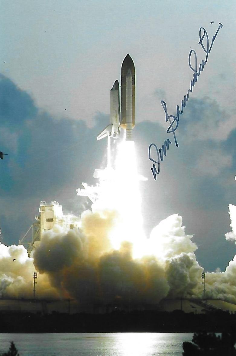 Daniel Brandenstein signed 4x6 photo NASA astronaut Space Shuttle RARE COA LOOK