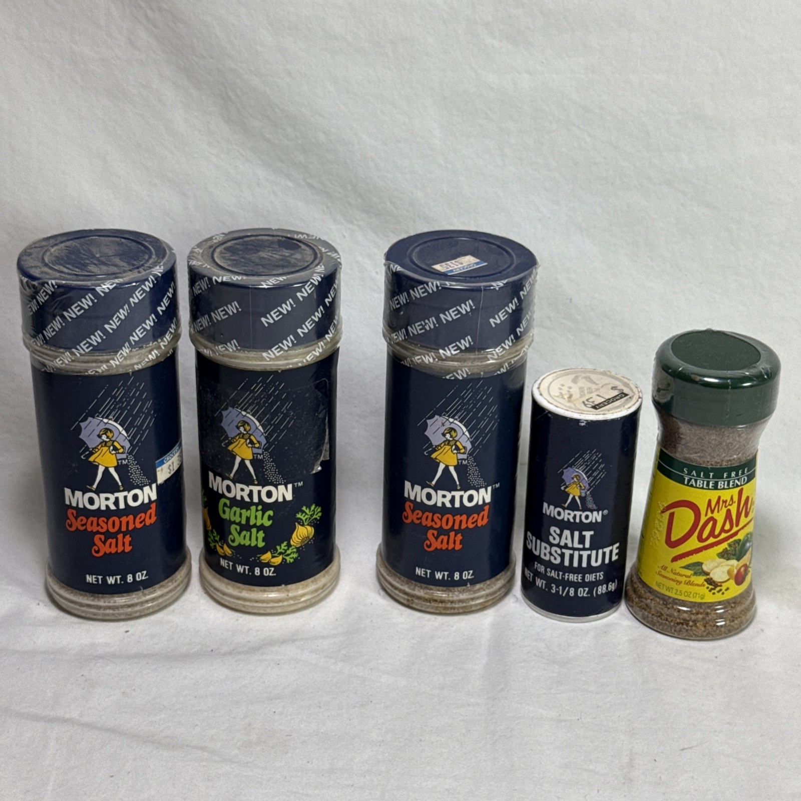 Vintage 1980’s -1990’s Morton Seasoned Salt Morton Salt Old Stock New Sealed 
