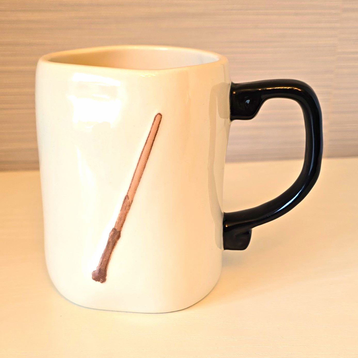 Rae Dunn Harry Potter Obliviate Fantasy Ceramic Mug w/ Black Handle Rae Dunn Harry Potter Obliviate Fantasy Ceramic Mug w/ Black Handle