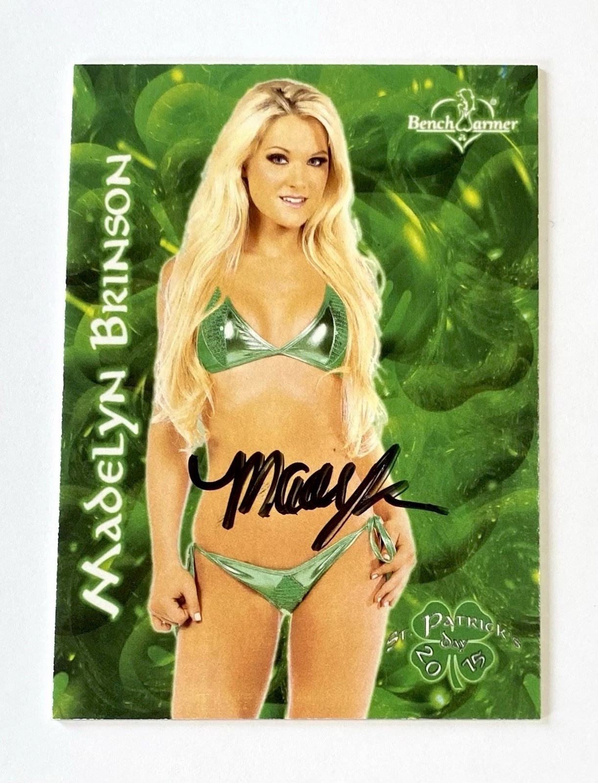 2015 Bench Warmer St. Patrick’s Day Black Ink Auto Madelyn Brinson 2015 Bench Warmer St. Patrick’s Day Black Ink Auto Madelyn Brinson