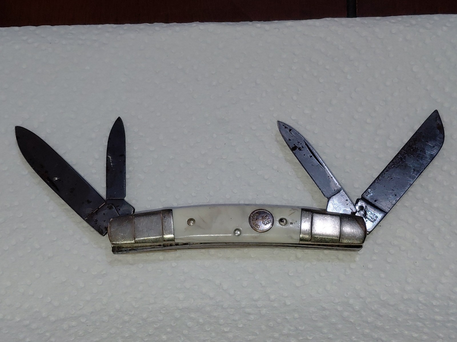 Vintage Boker Solingen Germany Tree Brand Classic 4-Blade Congress Knife Vintage Boker Solingen Germany Tree Brand Classic 4-Blade Congress Knife