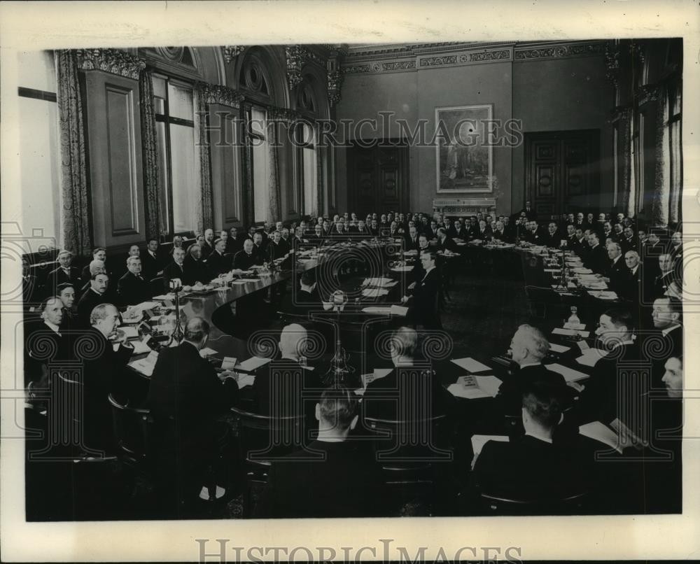1935 Press Photo The First Session of the London Naval Conference of 1935 1935 Press Photo The First Session of the London Naval Conference of 1935