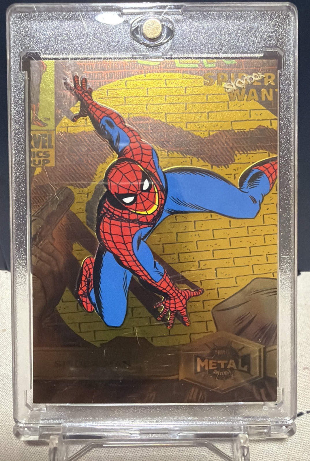 2022 Skybox Metal Spider-Man GOLD Parallel Limited Vintage POP HOT 馃暦锔忦煏革笍馃敟馃敟馃敟 2022 Skybox Metal Spider-Man GOLD Parallel Limited Vintage POP HOT 馃暦锔忦煏革笍馃敟馃敟馃敟
