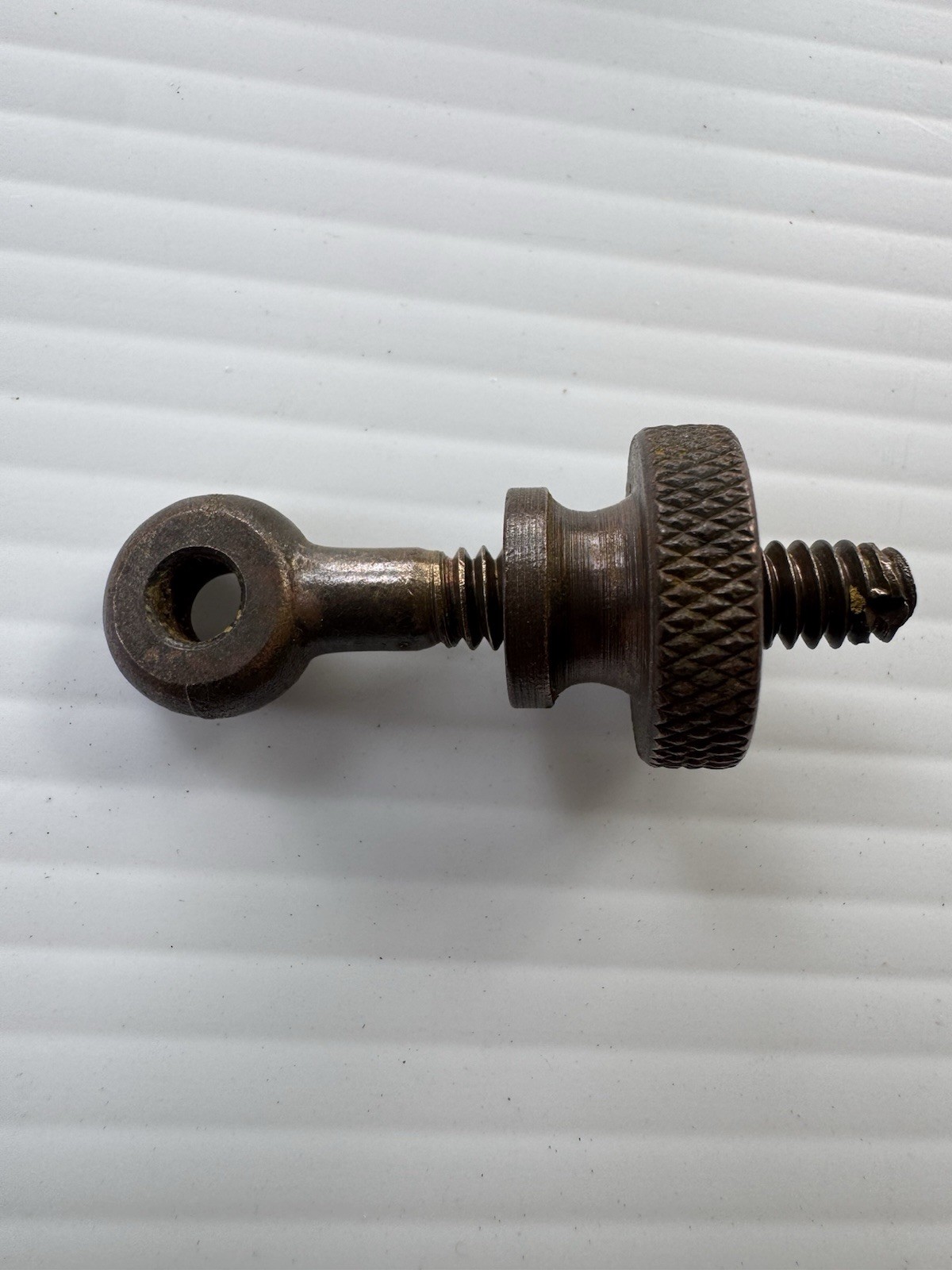 Vintage GE Novalux Traffic Signal Light Swing Latch Brass Eyelet and Knurled Nut Vintage GE Novalux Traffic Signal Light Swing Latch Brass Eyelet and Knurled Nut