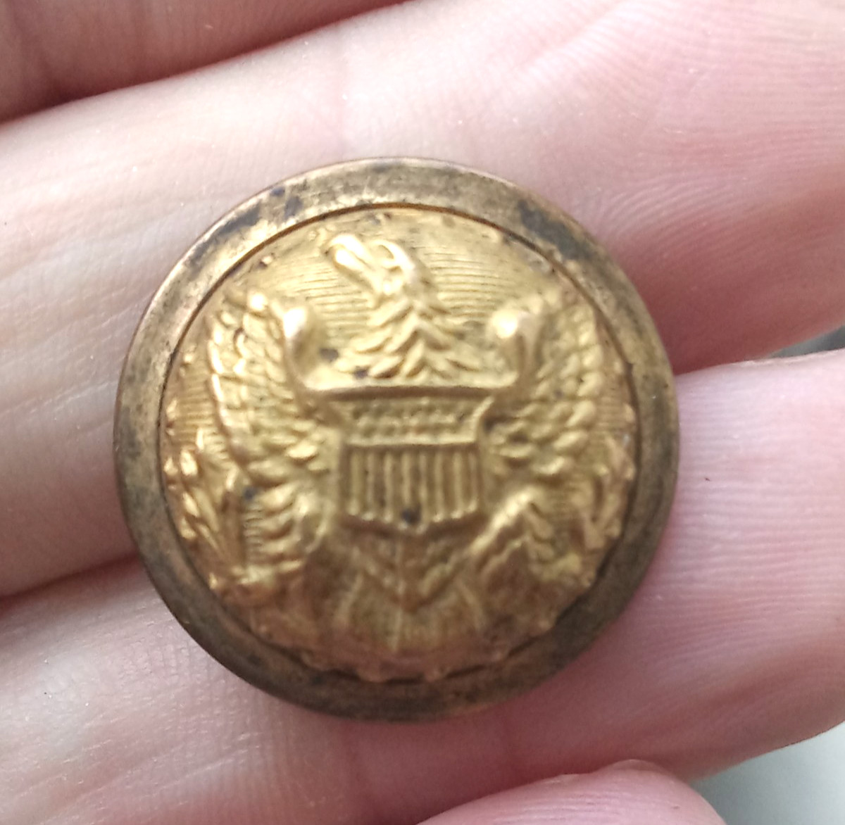 post civil war / indian wars staff button