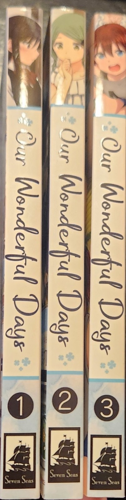 Our Wonderful Days yuri manga english volumes 1-3 full box set Our Wonderful Days yuri manga english volumes 1-3 full box set