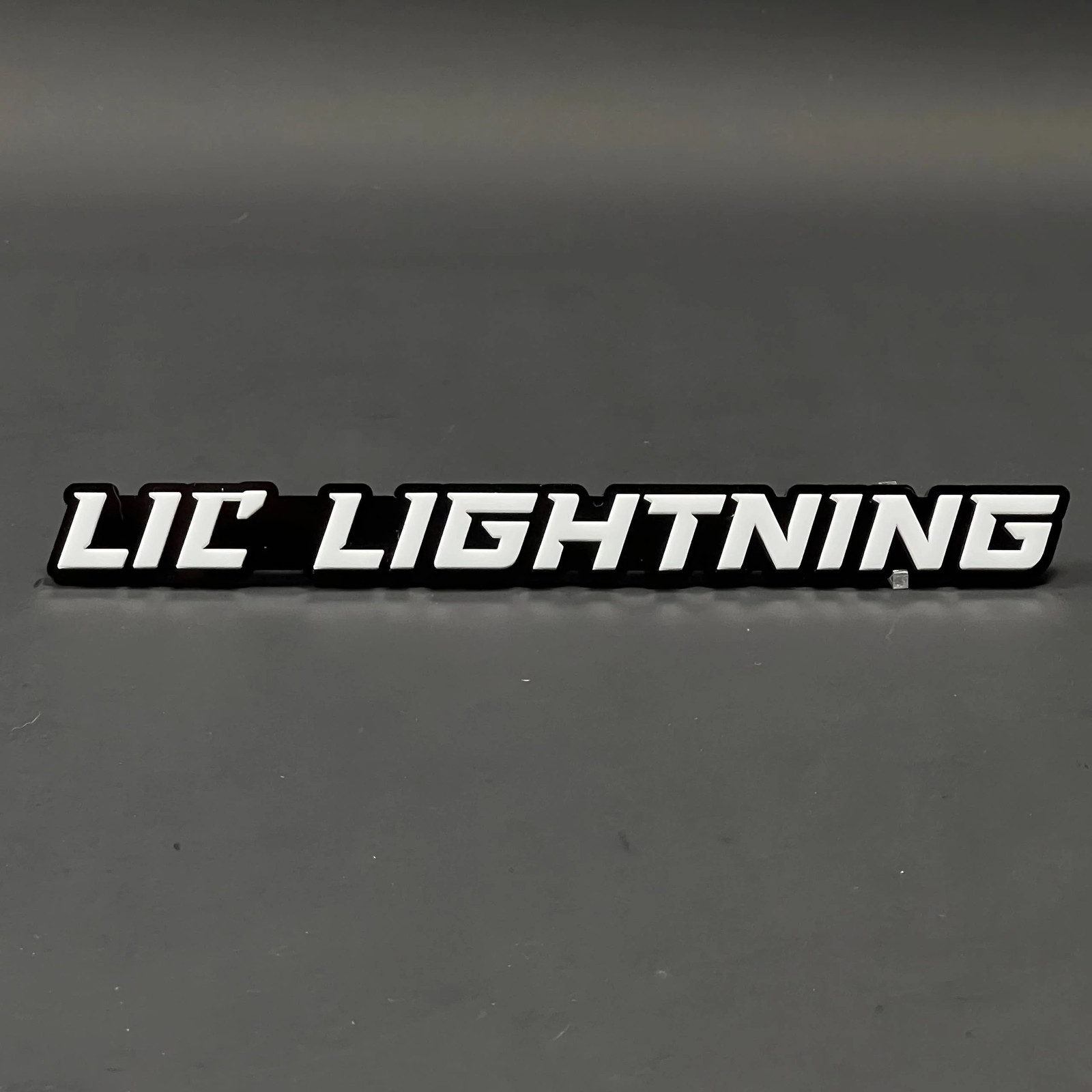 1PC LIL LIGHTNING 3D Acrylic Badge - Car Truck Emblem Fender Sticker 1PC LIL LIGHTNING 3D Acrylic Badge - Car Truck Emblem Fender Sticker