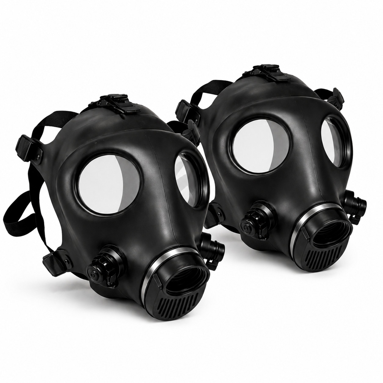 SafeGuardian Israeli (2 PACK) GAS MASK Respirator Hydration Port 40MM Compatible