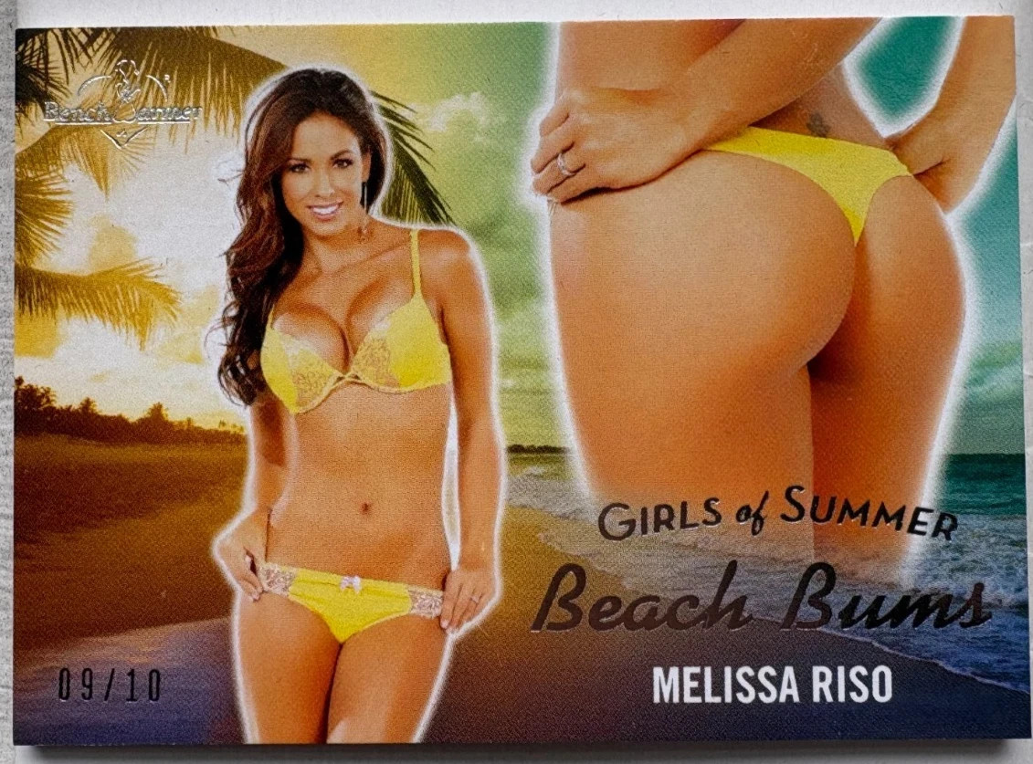 2023 BENCHWARMER MELISSA RISO GIRLS OF SUMMER BEACH BUMS CARD /10 BIKINI