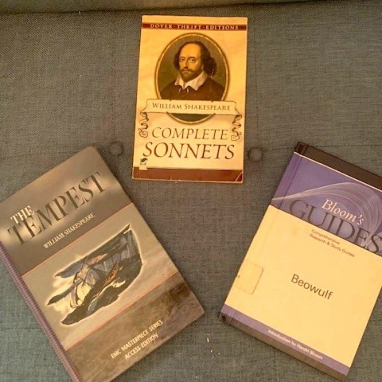 Set 3 Classics Shakespeare\'s Tempest/Complete Sonnets + Beowulf