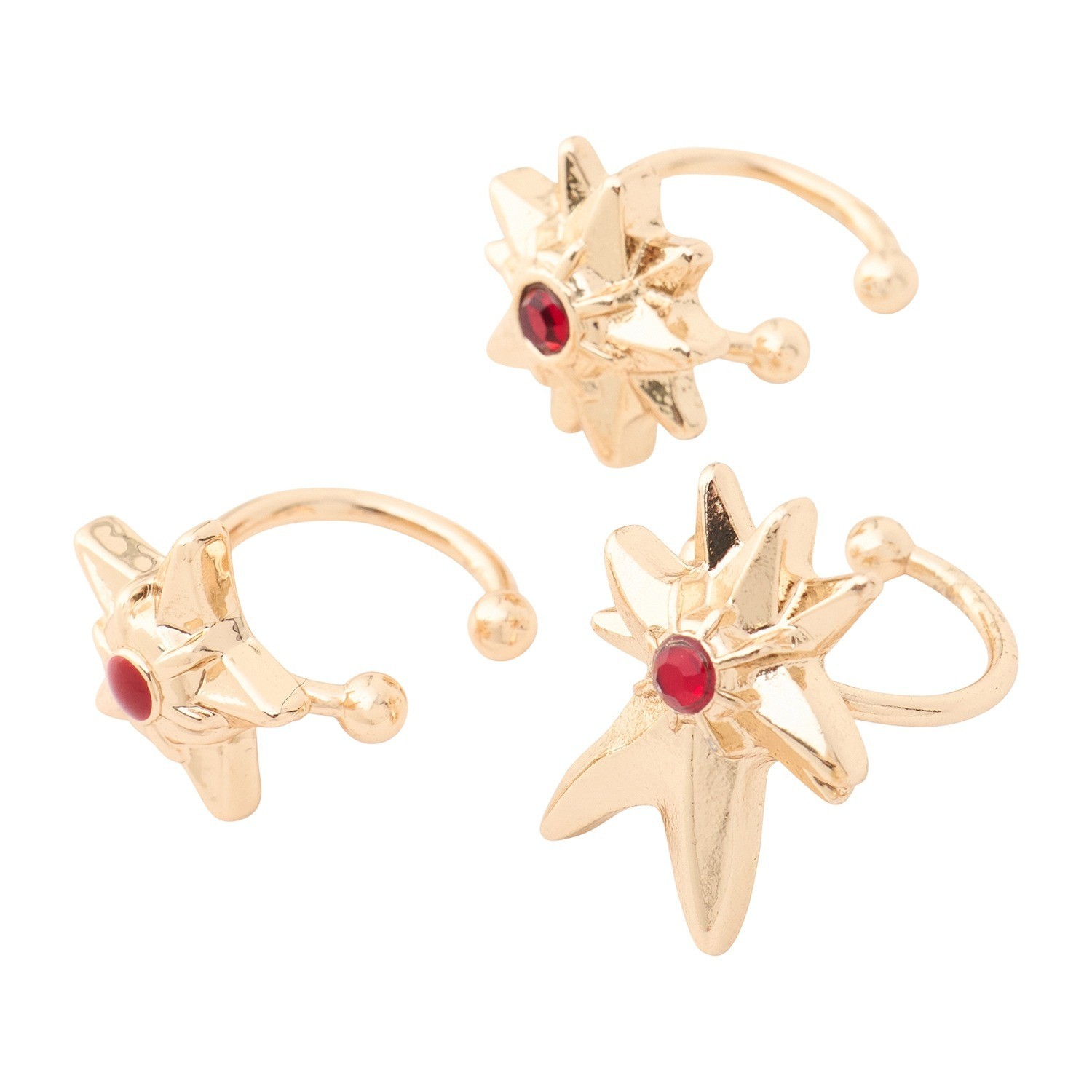 2026 Halloween Pokemon Center Original Ear Cuff Set Staryu Starmie Mega Starmie