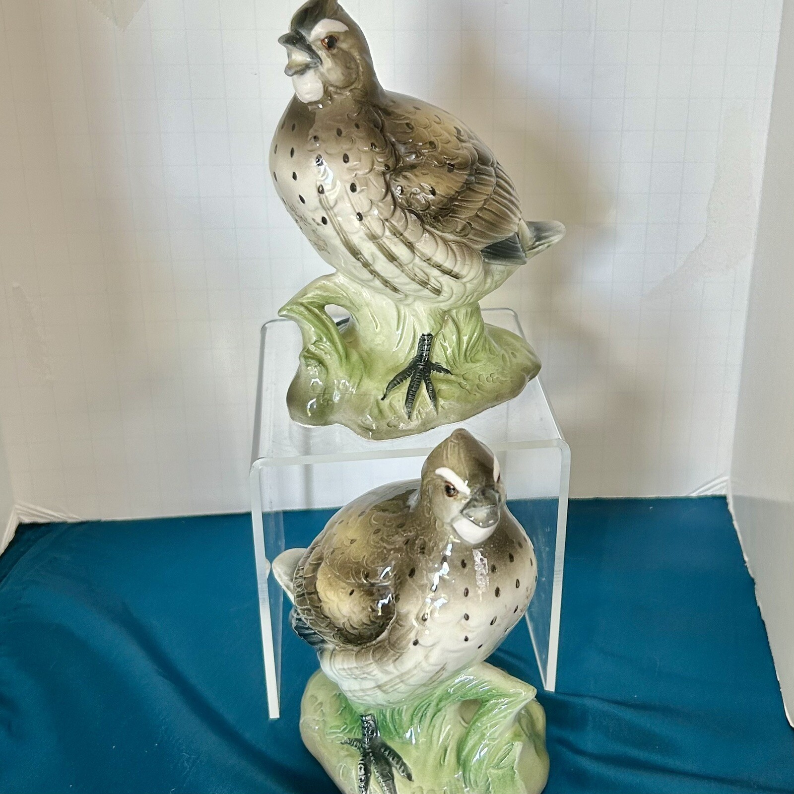 Vintage Bob-White Figurines Set Of 2 