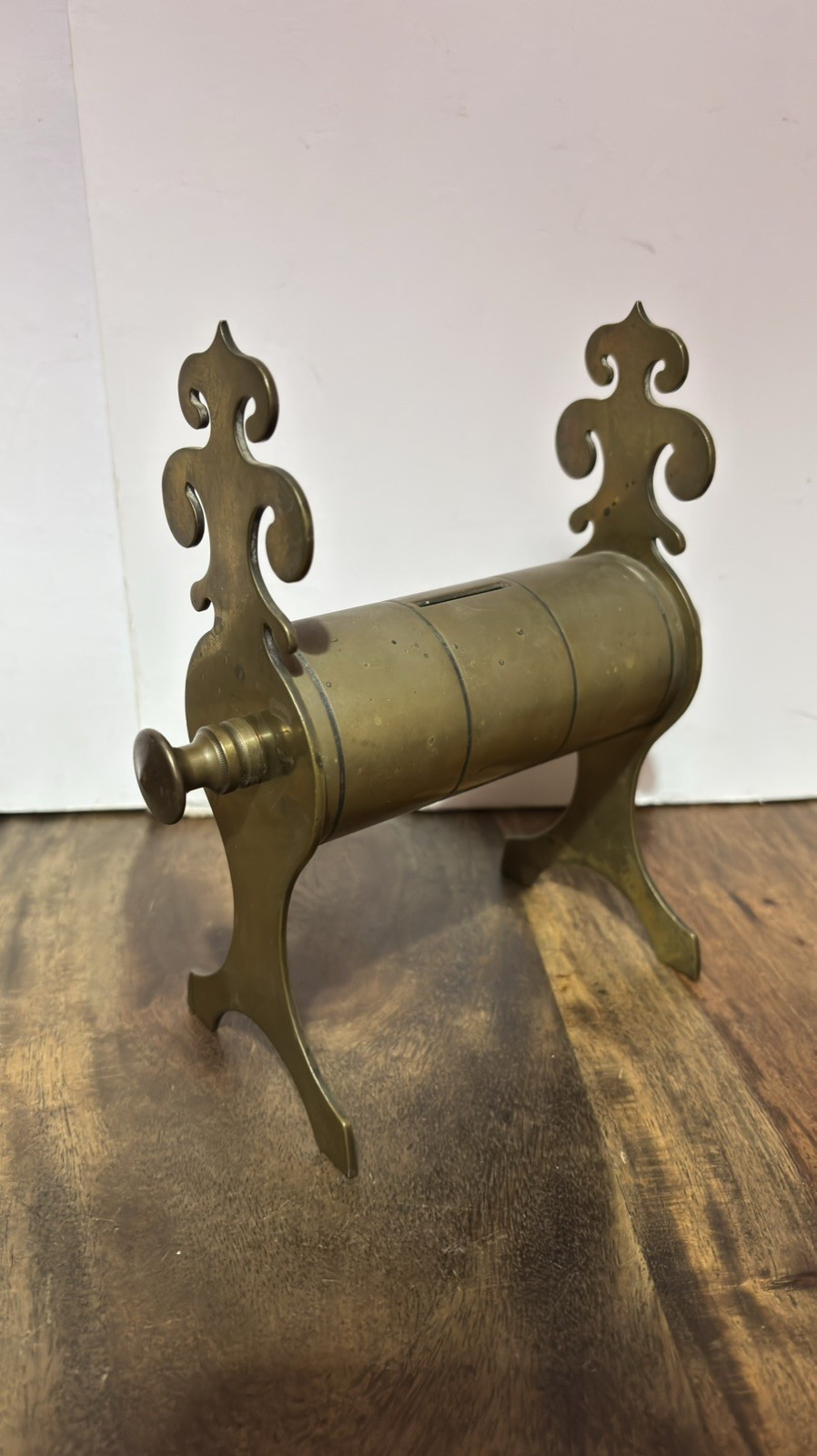 WWI Brass “Trench Art”Ornate Money Box WWI Brass “Trench Art”Ornate Money Box