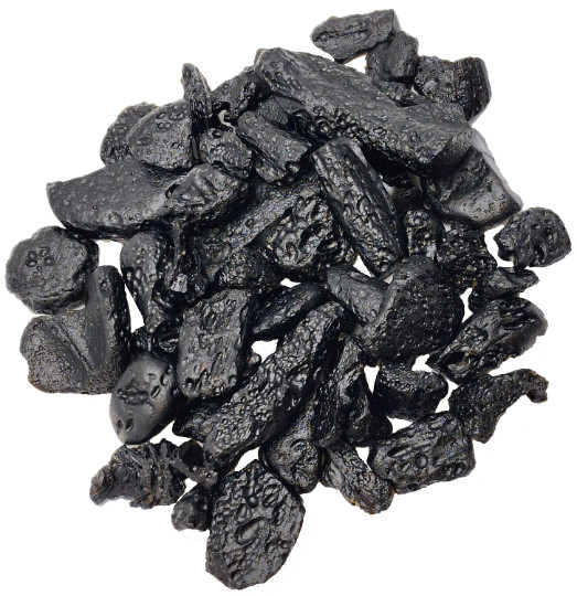Tektite - Tumbled - 1/2 Pound - 1/2 to 2 1/2 inch pieces - 8oz Bulk Lot - Matte