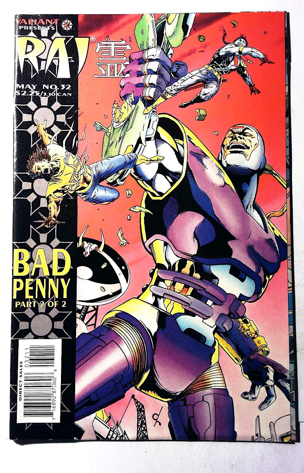Rai #32 (1995) Valiant Comics 1st Print Comic Book